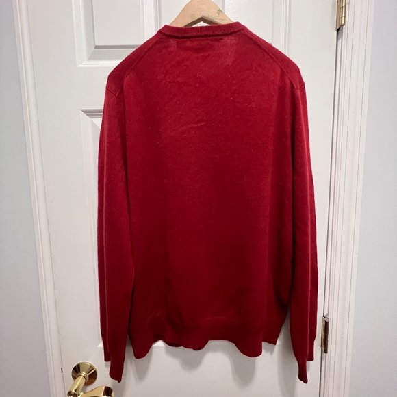 Michael Kors 100% cashmere size XL red sweater - Picture 3 of 5